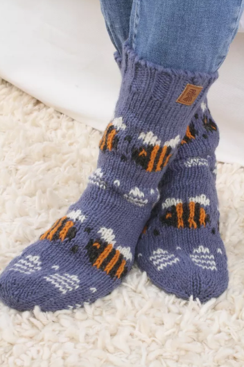 Pachamama Beehive Sofa Socks