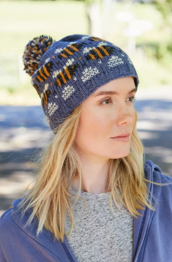 Pachamama Beehive Bobble Beanie