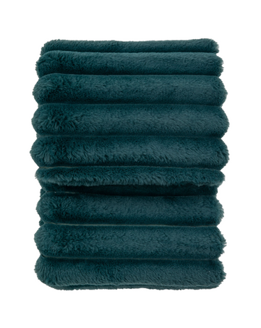 Gallery Home Ribbed Faux Fur Throw