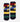Joules Kids Harry Potter Multi Stripe Lightning Bolt Fluffy Socks