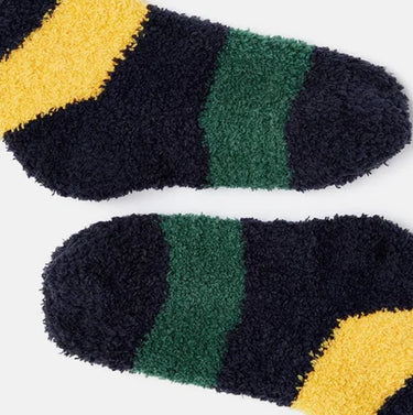 Joules Kids Harry Potter Multi Stripe Lightning Bolt Fluffy Socks