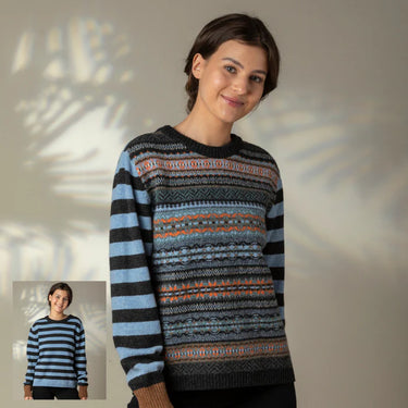 Eribe Stobo Fairisle Reversible Sweater