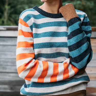 Eribe Stobo Stripe Reversible Sweater