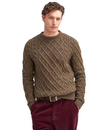 Barbour Stowford Cable Crew Neck Sweater