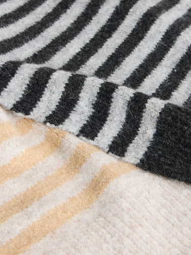 White Stuff Stripe Knitted Scarf