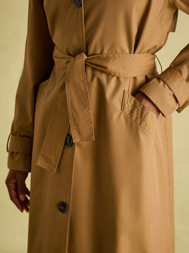 Joules Epwell Waterproof Belted Trench Coat 'Tan'