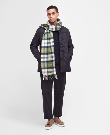 Barbour Merino Cashmere Tartan Scarf