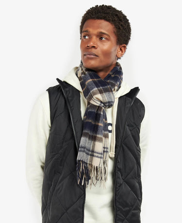 Barbour Merino Cashmere Tartan Scarf