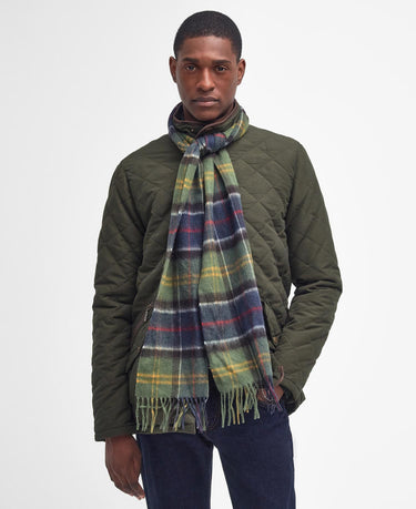 Barbour Merino Cashmere Tartan Scarf