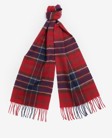 Barbour Merino Cashmere Tartan Scarf