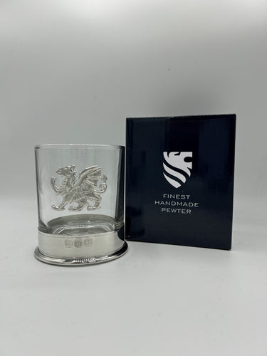 Pinder Bros Welsh Dragon Whiskey Glass