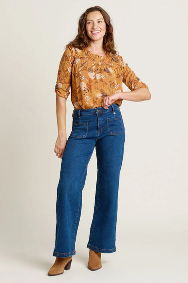 Brakeburn Wide Straight Leg Jeans