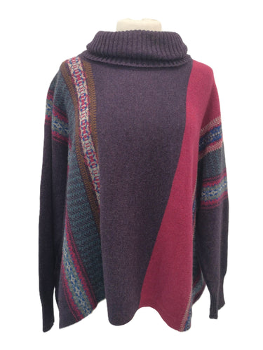 Eribe Montrose Cowl Sweater in Bramble