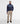 Barbour Men's Hewton Fair Isle Roll Neck Jumper in Navy