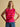 Joules Holly Knitted Crew Neck Vest in Pink/Red Stripe