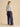 Brakeburn Wide Leg Stripe Trousers in Blue