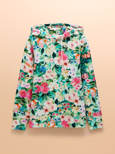 Joules Marlston Floral Slim Fit Hoodie