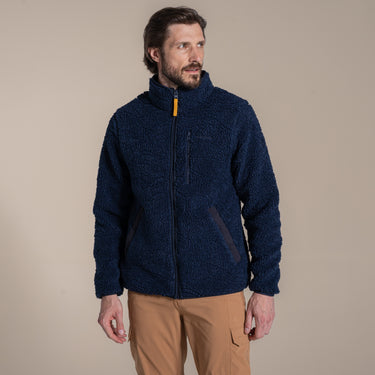 Craghoppers Men's Lathkill Full Zip Fleece in Blue Navy