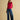 Joules Holly Knitted Crew Neck Vest in Pink/Red Stripe