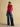 Joules Holly Knitted Crew Neck Vest in Pink/Red Stripe