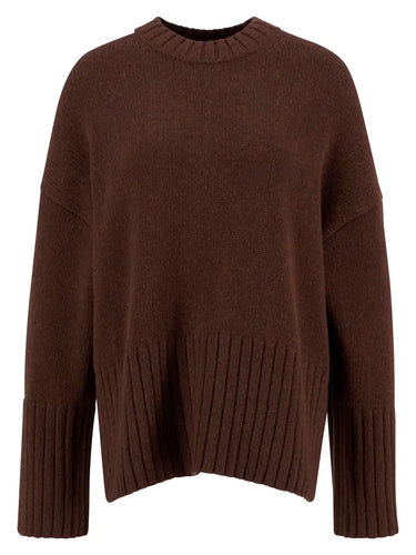 Barbour Sophia Crew Neck Knitted Jumper in Vicuna