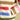 Joules Eva Cream Multi Bright Striped Borg Fleece Jacket
