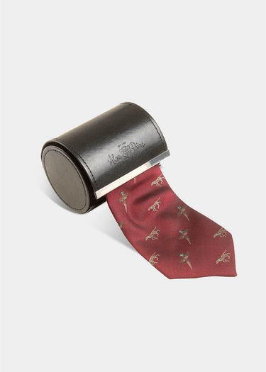 Alan Paine Riben Silk Dog Tie