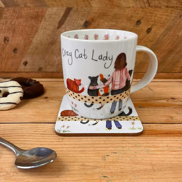 Alex Clark Crazy Cat Lady Mug