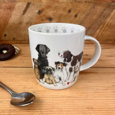 Alex Clark Dogs Together Mug