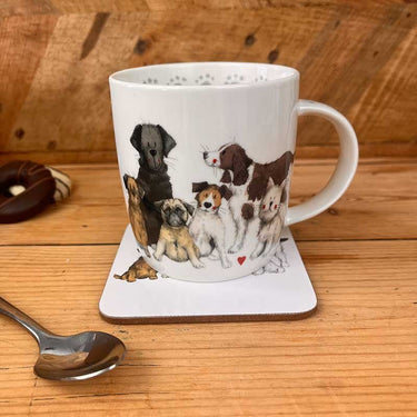 Alex Clark Dogs Together Mug