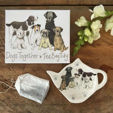 Alex Clark Dogs Together Tea Bag Tidy