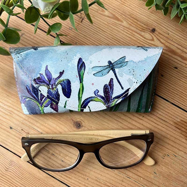 Alex Clark Dragonflies Glasses Case