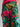 White Stuff Ally Linen Wide Leg Trousers in Green Print