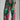 White Stuff Ally Linen Wide Leg Trousers in Green Print