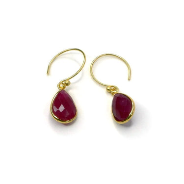 Annabella Moore Gold Plated Gemstone Earrings