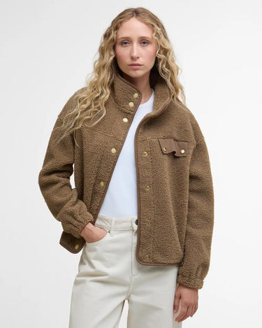 Barbour Mabel Fleece in Military Brown