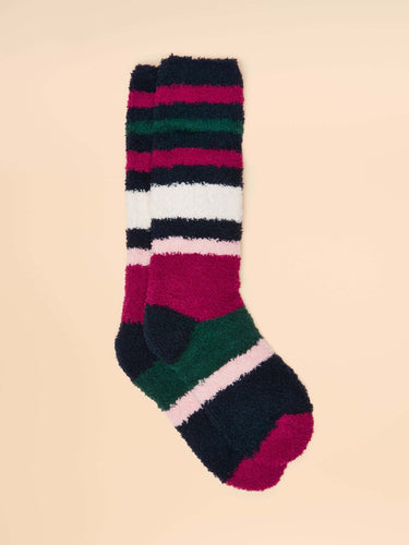 Joules Fluffy Berry Red Socks