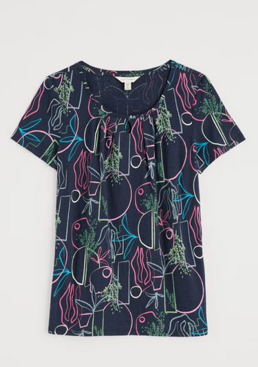 Seasalt Appletree Keyhole Detail T-Shirt