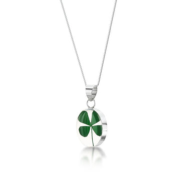 Shrieking Violet Pendant Four Leaf Clover CP01