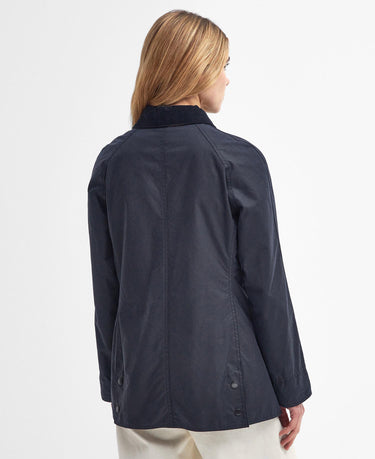 Barbour Women's Beadnell Waxed Jacket in Classic Navy