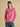 Joules Harbour Pink & Red Long Sleeve Striped Boat Neck Breton Top