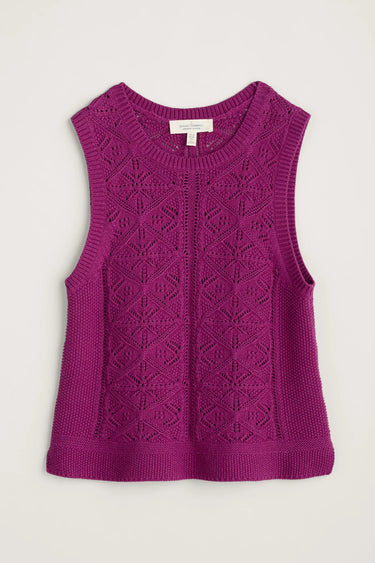 Seasalt Doe Path Knitted Vest in Cordial Colour