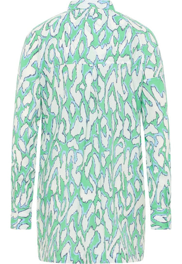 Barbara Lebek Green Printed Shirt