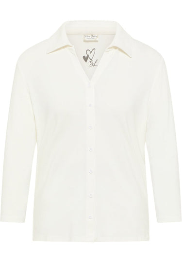 Barbara Lebek T-shirt Blouse - Off White