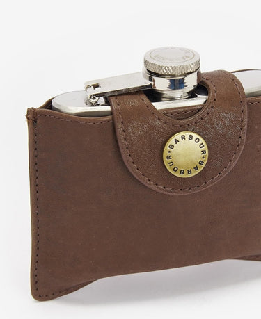 Barbour 4oz Hinged Hipflask