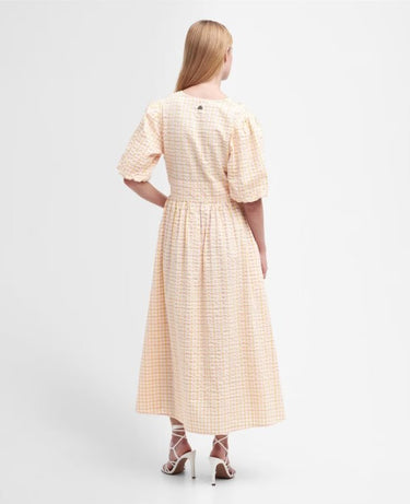 Barbour Belmont Checked Seersucker Maxi Dress