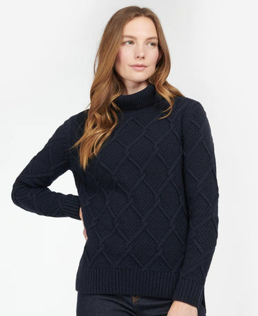 Barbour Burne Ladies Roll Neck Jumper