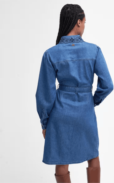 Barbour Longfield Denim Dress - Authentic Wash