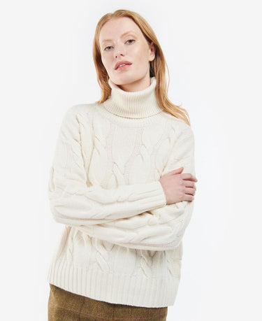 Barbour Pendula Knit Jumper in Cream