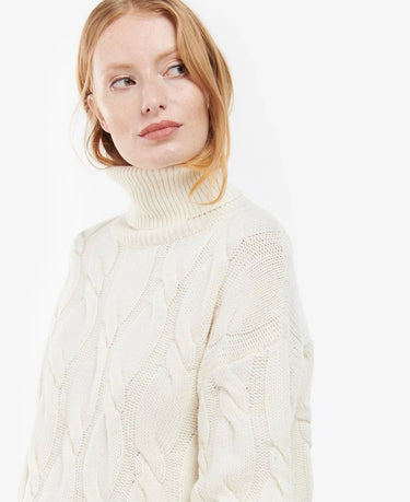 Barbour Pendula Knit Jumper in Cream